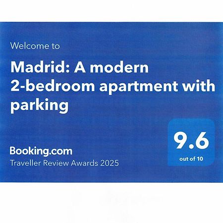 Madrid: A Modern 2-Bedroom Apartment With Parking صوفيا المظهر الخارجي الصورة