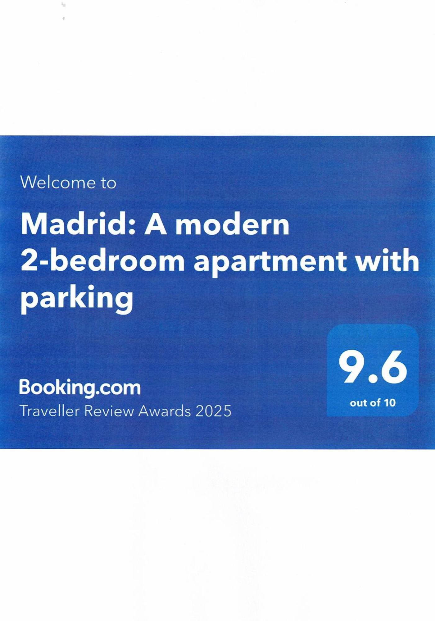 Madrid: A Modern 2-Bedroom Apartment With Parking صوفيا المظهر الخارجي الصورة